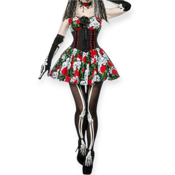 Day Of The Dead Dress - Picture 1 of 9